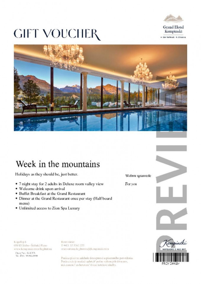 Week in the mountains