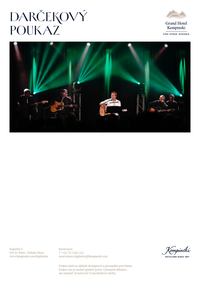 Koncertný víkend s Pavlom Haberom a skupinou TEAM